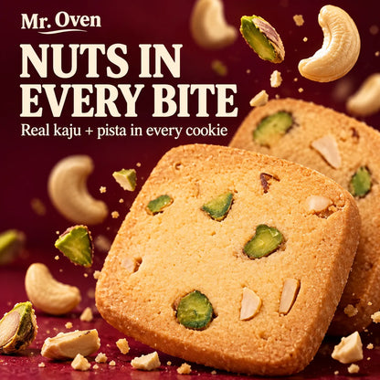 Atta Kaju Pista Desi Ghee Cookies