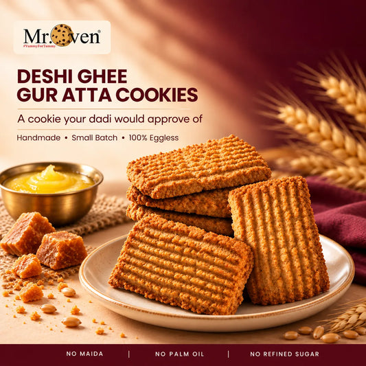 Deshi Ghee Gur Atta Cookies