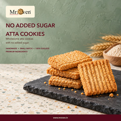 No Added Sugar Atta Cookies