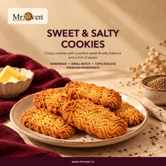 Sweet & Salty Ajwain Cookies