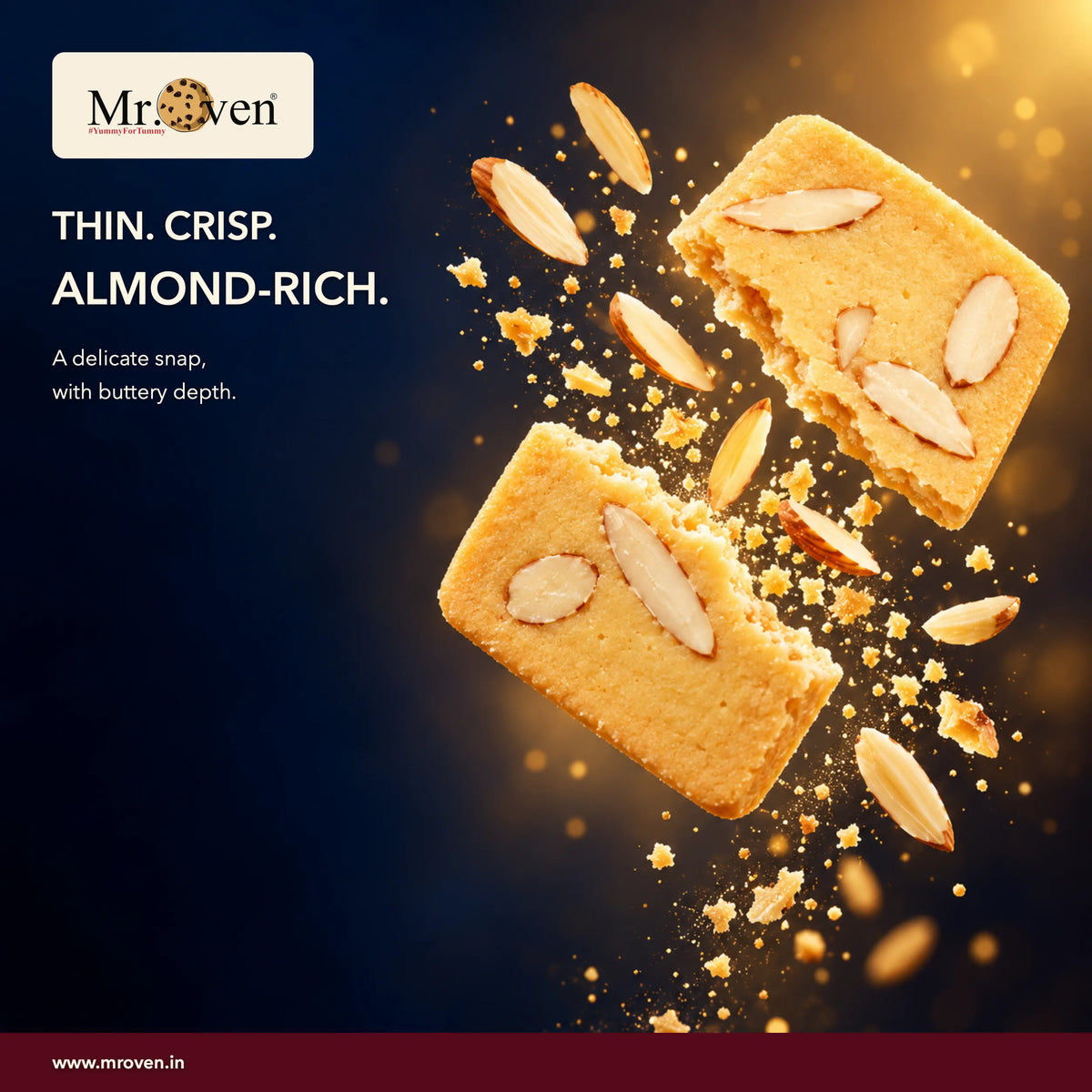 Thin Almond Butter Cookies