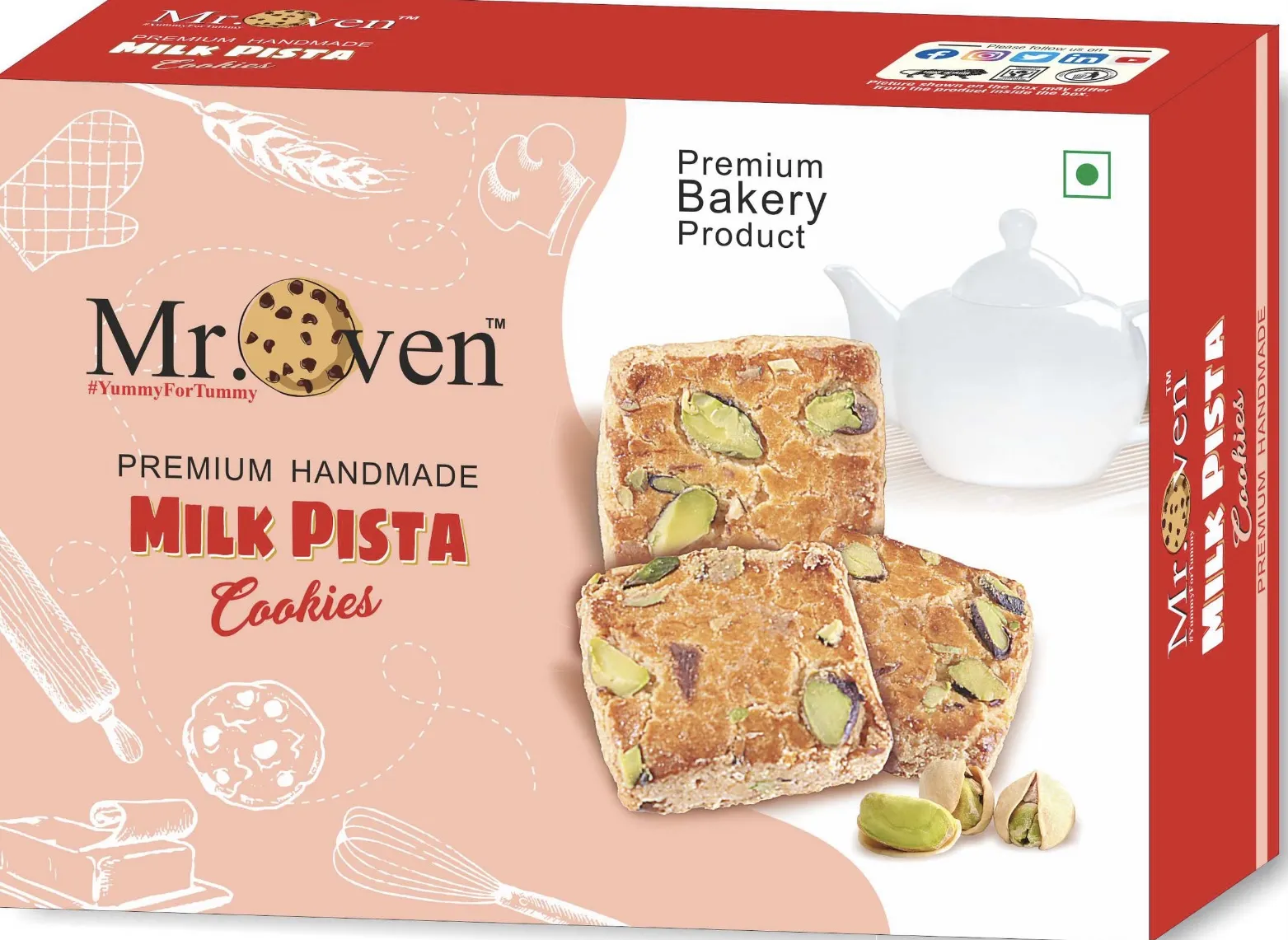 Milk Pista Cookies Milk Pista Cookies